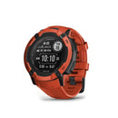 Garmin Instinct 2X Solar, Rugged GPS Smartwatch, (Flame Red)