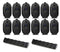 Motorola CLP1010e UHF 1 Channel 1 Watt Two-Way Radio 12-Pack with 2-Bank Chargers