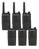 6 Pack of Motorola RMU2040 Two way Radio Walkie Talkies