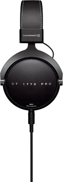 Beyerdynamic DT 1770 Pro 250 Ohm Closed-Back Studio Reference Headphones -Includes- Hard Case, Headphone Splitter, and Headphone Cleaning Solution