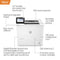 HP LaserJet Enterprise M612dn Monochrome Printer with built-in Ethernet & 2-sided printing (7PS86A)