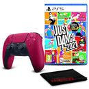 PS5 DualSense Wireless Controller (Cosmic Red)  with Just Dance 2021