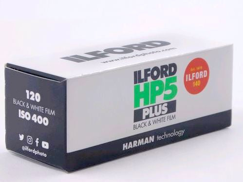 Ilford HP5 Plus Black and White Negative Film ISO 400 (120 Roll Film)